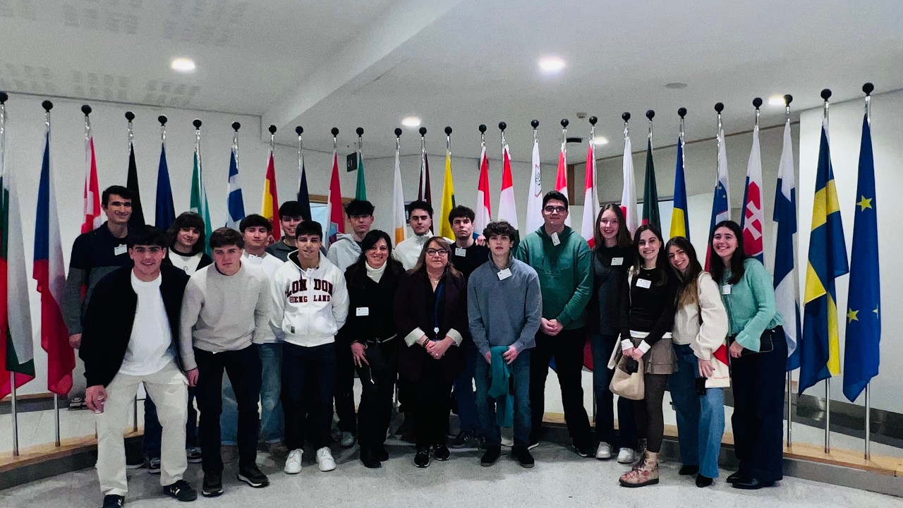 Estudiantes de la Universidad de Zaragoza visitan el Parlamento Europeo