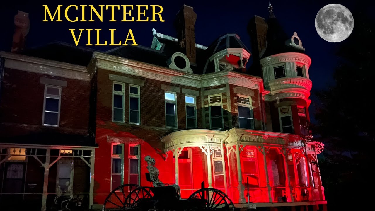 The 1889 McInteer Villa-OVERNIGHT in a HAUNTED MANSION in Atchison Kansas