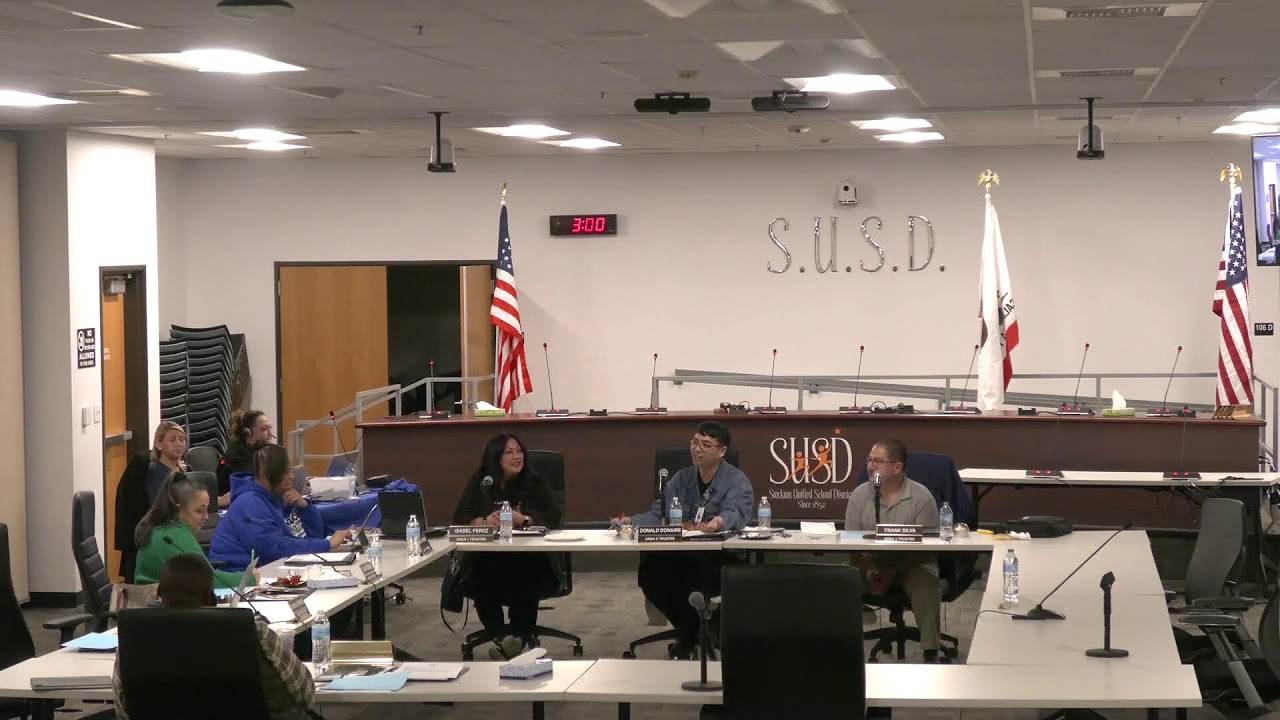 January 30th, 2026 SUSD Board Meeting at 5:00 pm