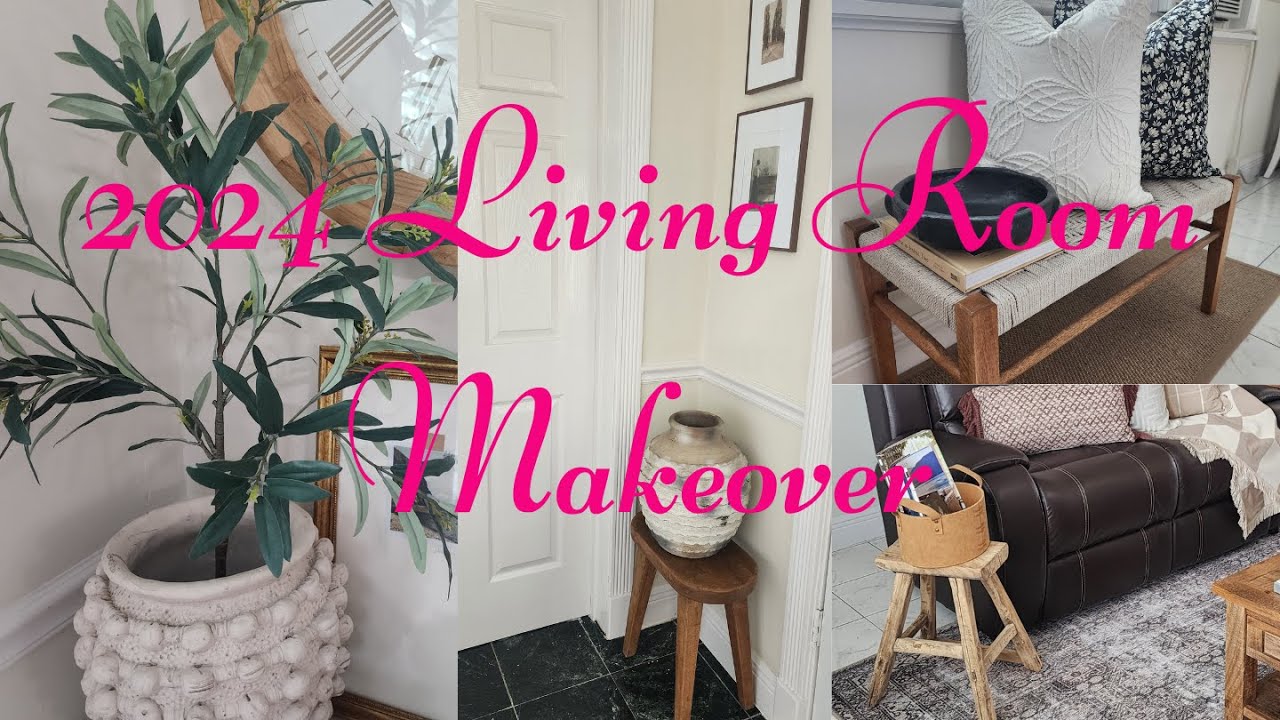 2024 Living Room Makeover. Before and After