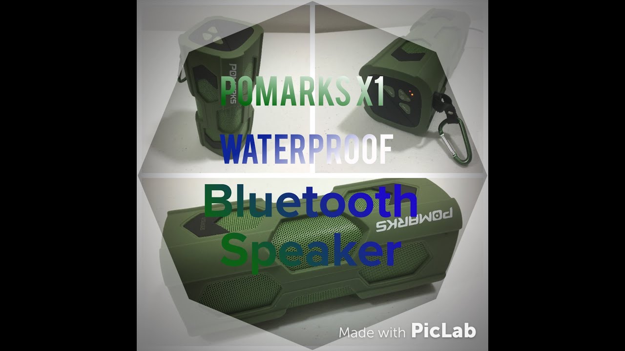Pomarks X1Rugged Waterproof Bluetooth Speaker