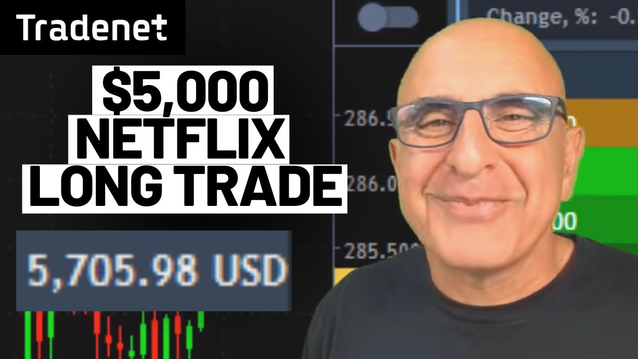 Day Trading $NFLX +$5,705.98 - How I Add To A Winning Trade