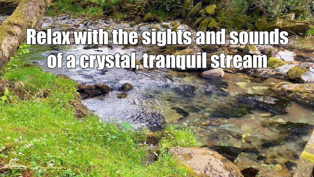 Valley stream nature sounds Lake District  4K | Sleep | Meditation | Relaxation