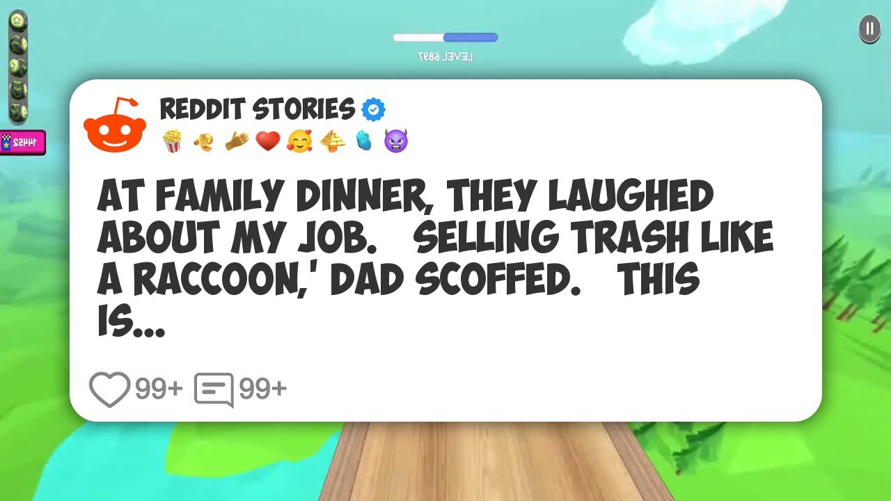 At Family Dinner, They Laughed About My Job. ‘Selling Trash Like a Raccoon,’ Dad Scoffed #reddit 