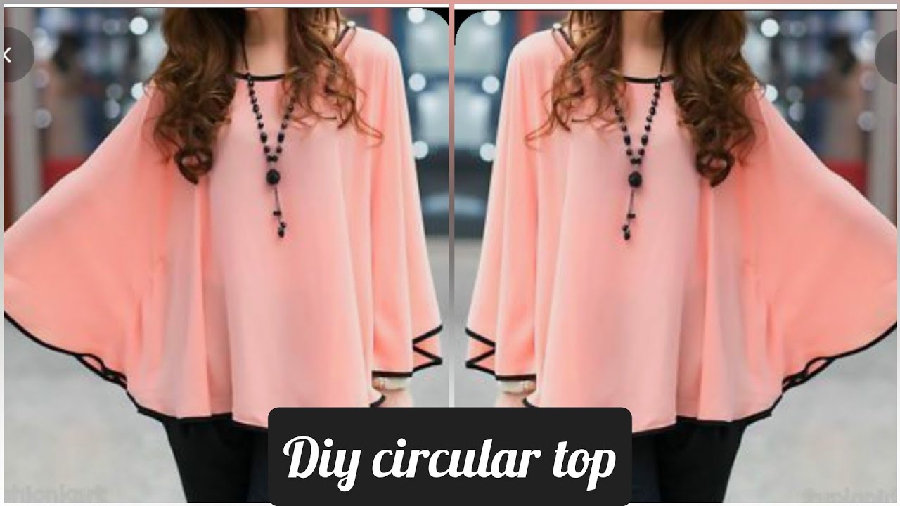 Diy Circular top///ruffle  TOP tutorial in just 1 meter fabric///बचे हुए कपड़े से बनाए सुंदर टॉप///