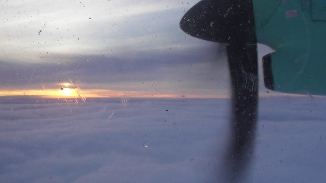 Widerøe WF0953 Dash 8 -100 Berlevåg - Vadsø Airport Take off & Landing [HD]