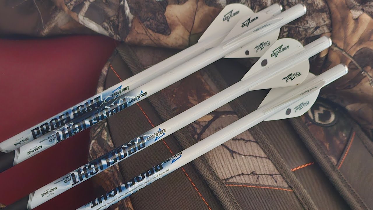 Arrow tuning made easy. Excalibur Proflight crossbow arrows.