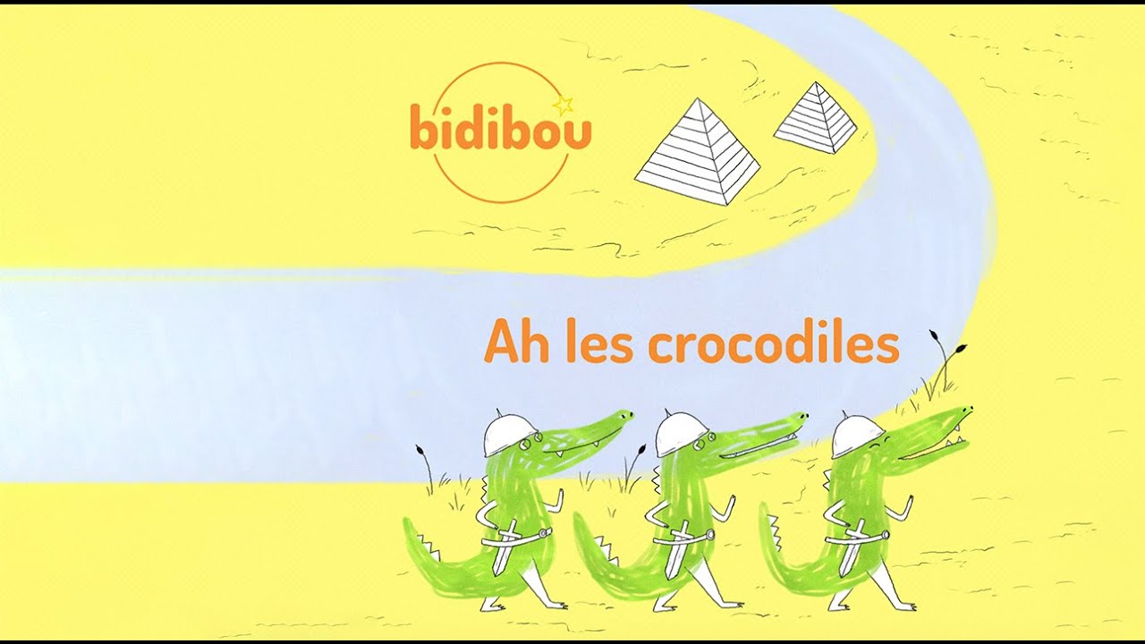 Les crocodiles – Comptine animée pour enfants BIDIBOU