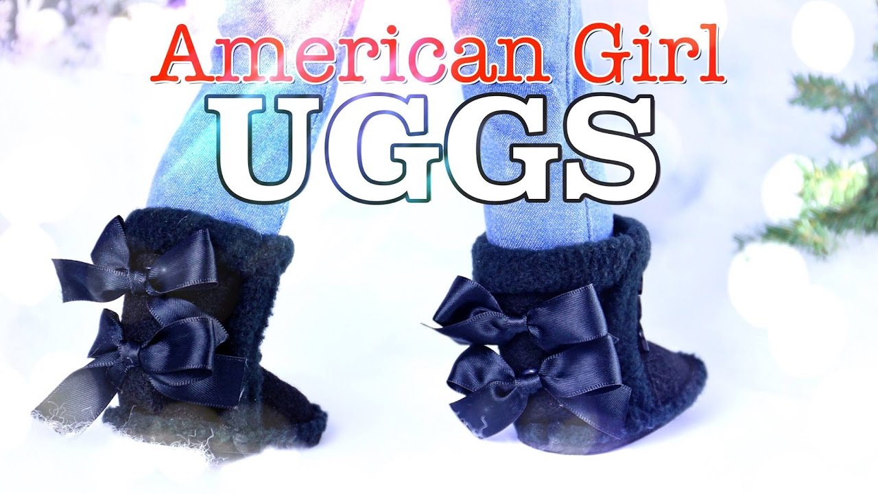 DIY - How to Make: American Girl UGG Boots - Holiday Gift Ideas - Craft - 4K