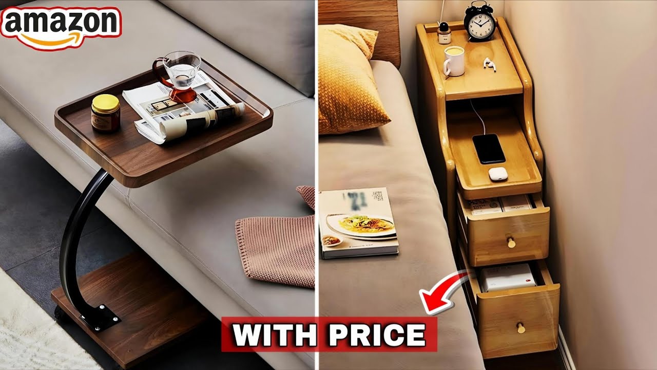 Top 20 AMAZON FINDS for TINY Apartments | Smart Space Saving Furniture Ideas [With Price]