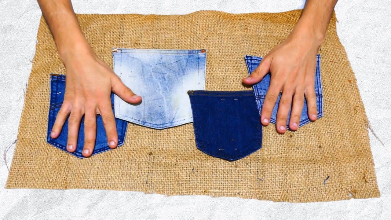 Repurpose Denim Pockets into Something Useful!
