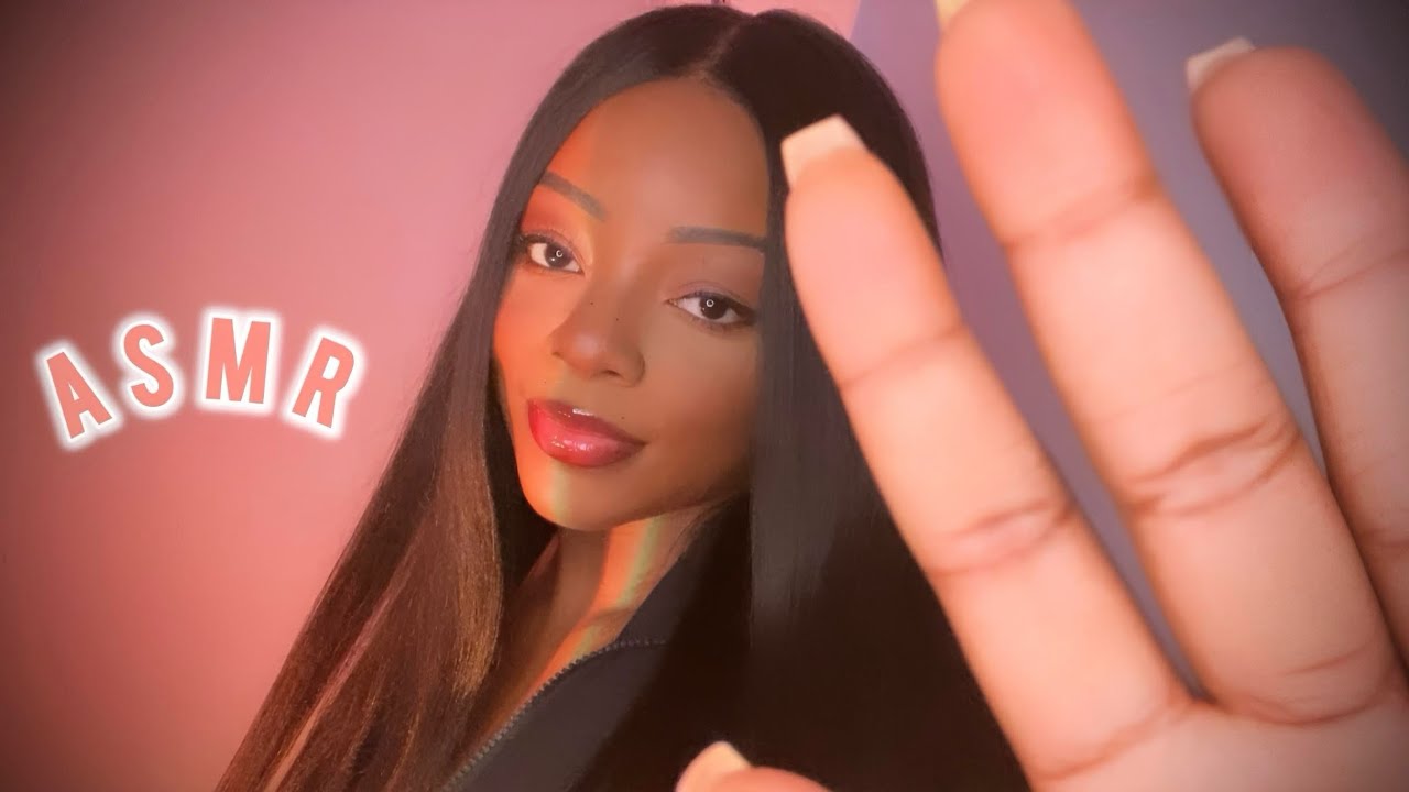 ASMR | Slow Up Close Hand Movements 🤍🌈 + Soft Whispers & Kisses Just For YOU 💋🫶🏾