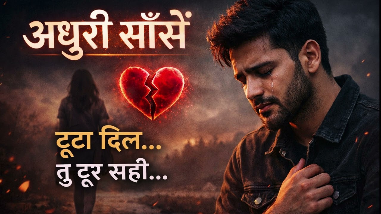 Sad song 🎧 || Toota Dill टूटा दिल💔 || Hindi gana  lyris love story song #sad #song #trending a🥀|| 