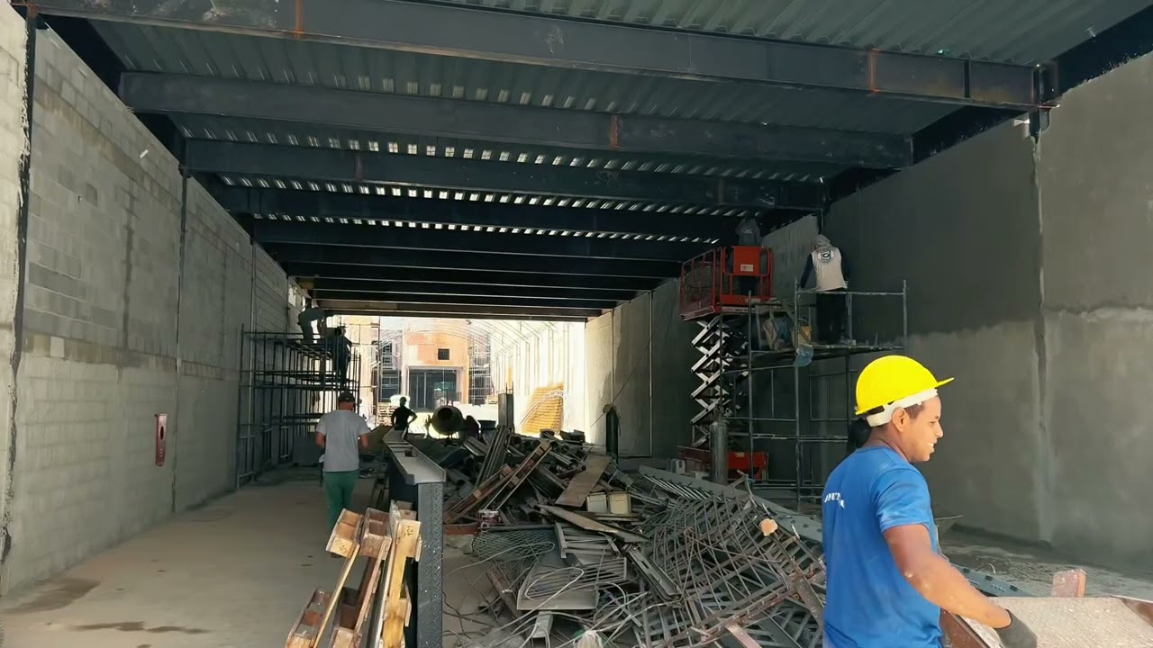 Loja casa e lazer - Construção em Estrutura Metálica 