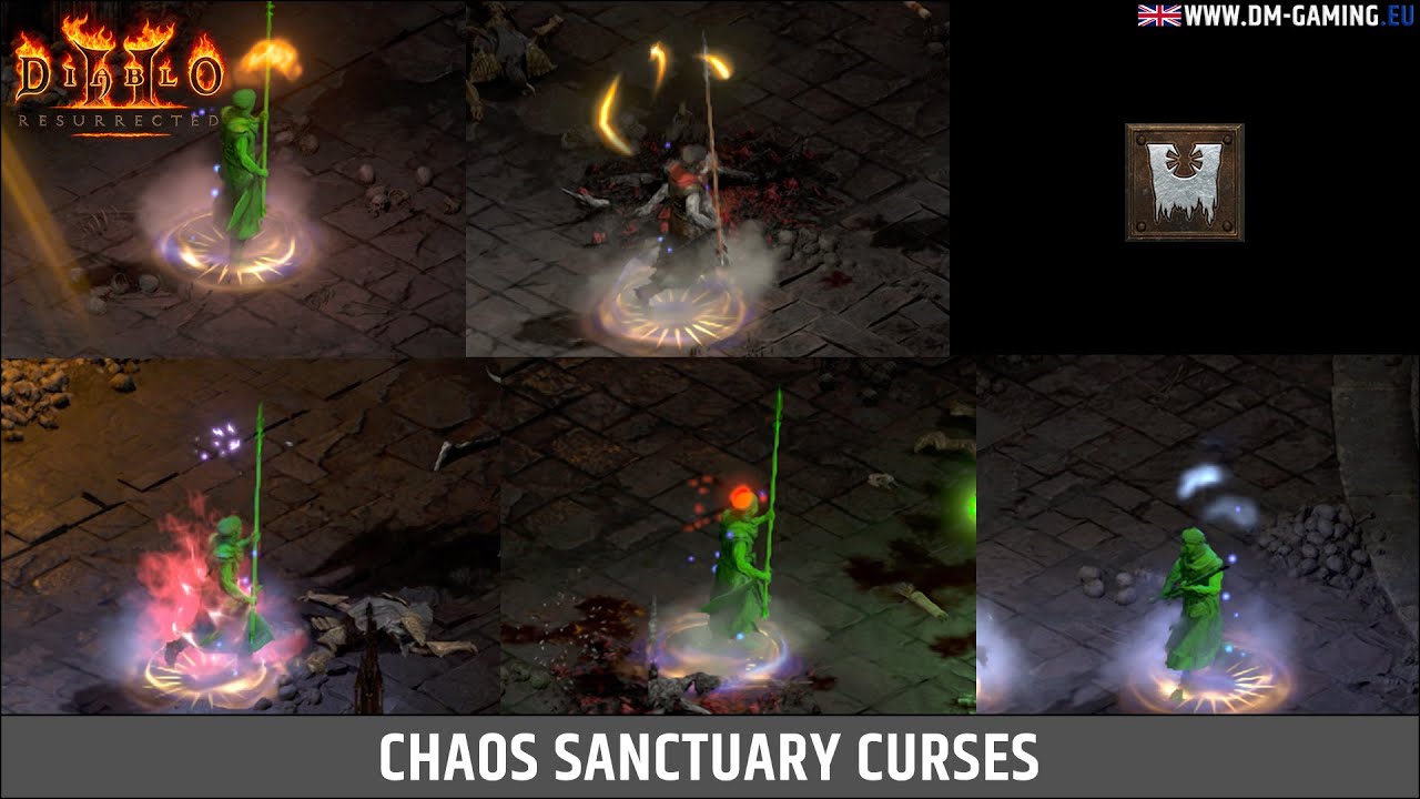 Curses Chaos Sanctuary Diablo 2 Resurrected, all oblivion knights curses !
