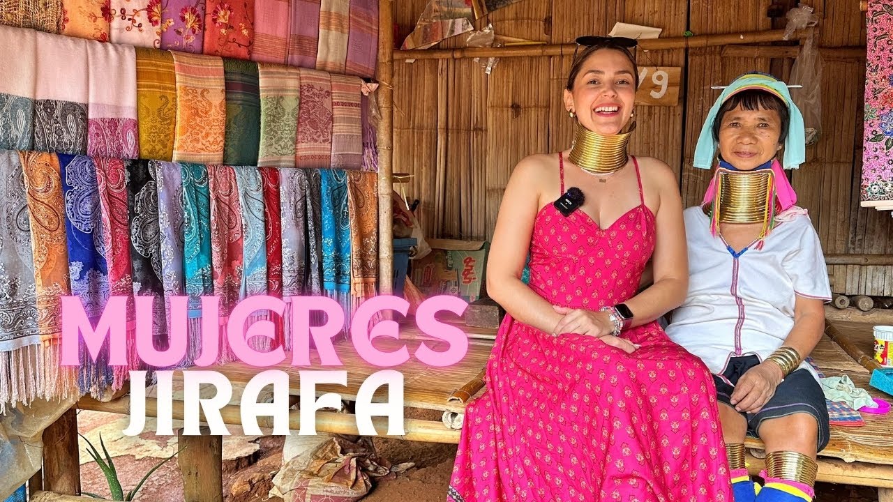[CONOCIMOS] a las MUJERES JIRAFA de TAILANDIA. LONG NECK KAREN VILLAGE 🦒🌸 EP.11
