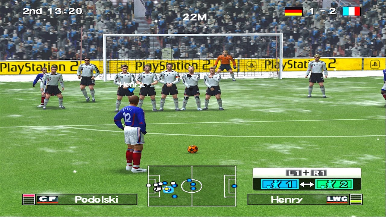 Winning Eleven 10 - France vs Germany | PS2