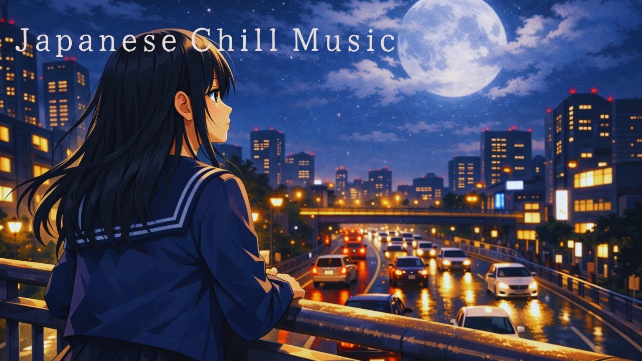 Lonely Night in the City 🏙️ Japanese Chill Music for Relax & Sleep (1 Hour)