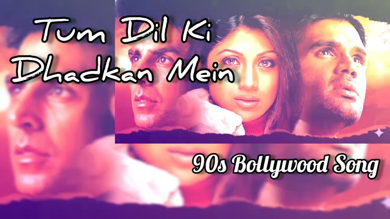 Tum Dil Ki Dhadkan Mein ❤️ |90s Bollywood Song |Dhadkan|Kumar Sanu|#evergreenhindisongs 