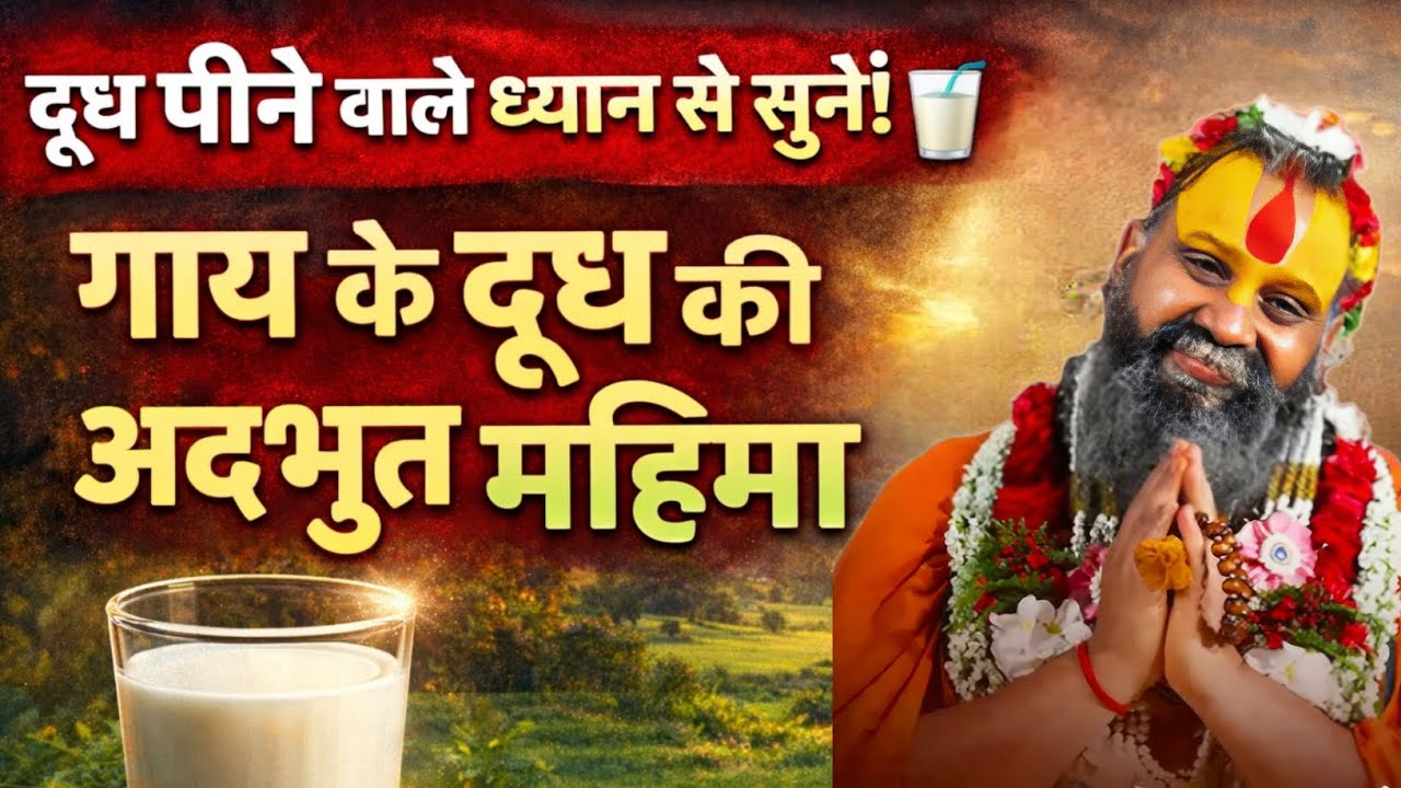 “गाय के दूध की अद्भुत महिमा। अदभुत रोचक किस्सा। अवश्य सुने। #satsang 