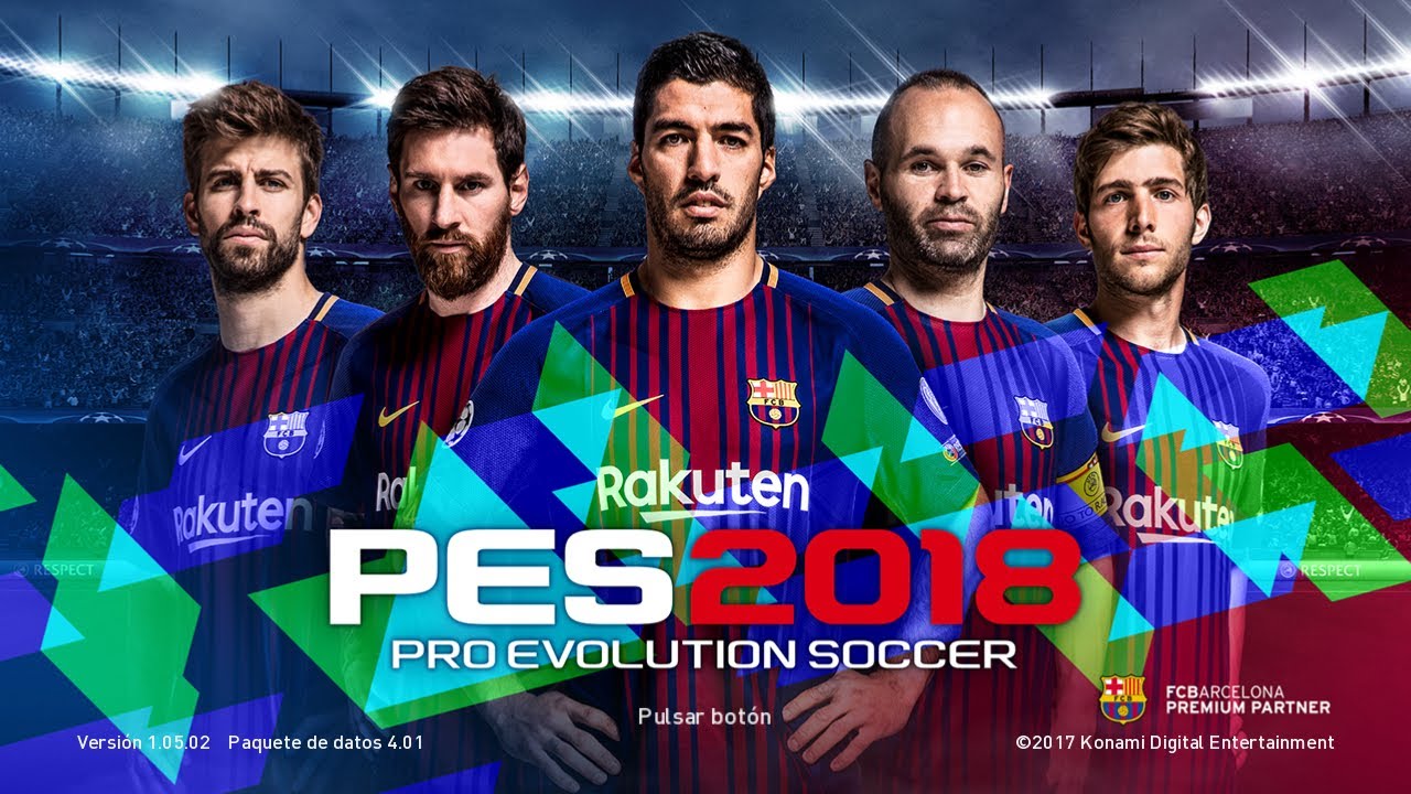 PES 2018 (PS3) Data pack 4.01 & Option file 2017/2018 BLUS