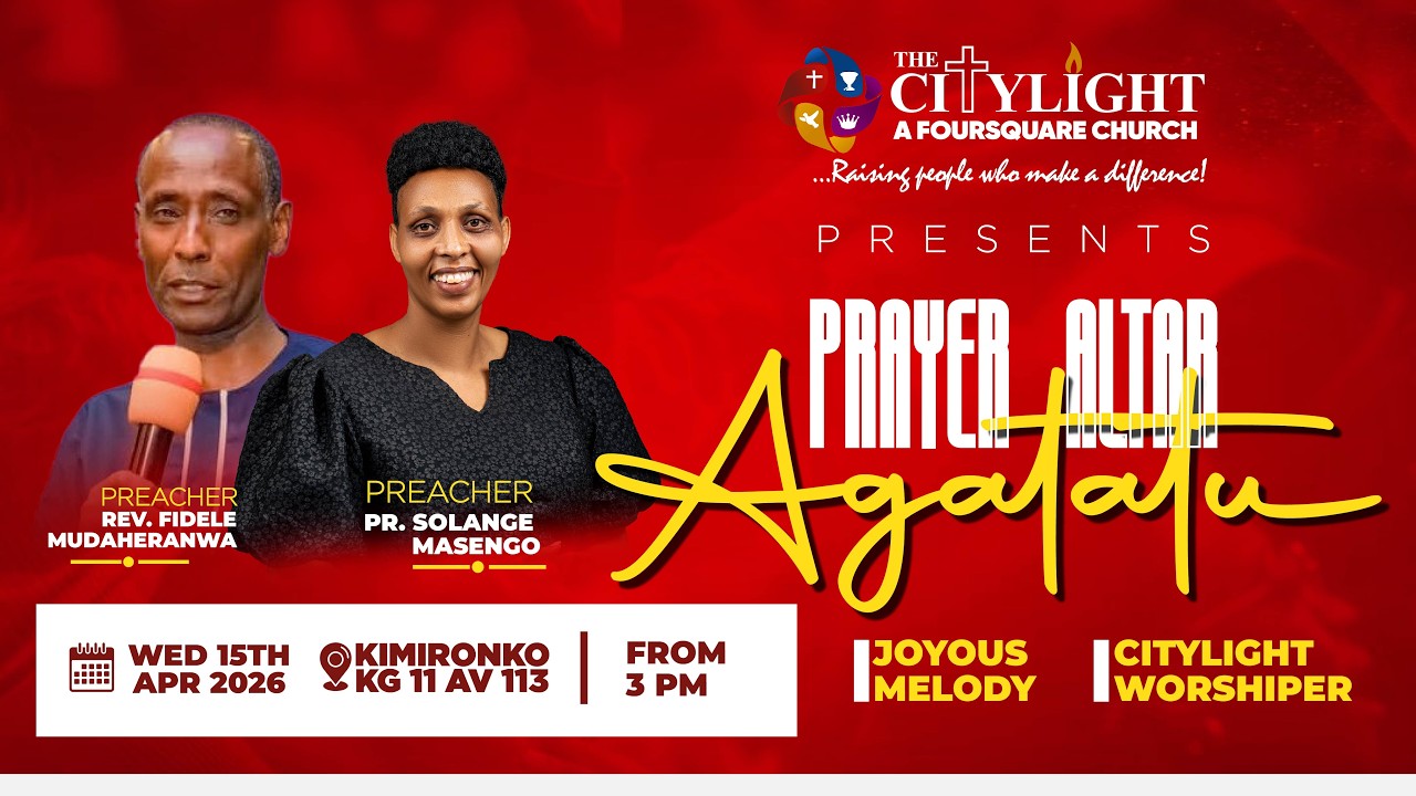 🔴FOURSQUARE TV IAGATATU|WITH REV. FIDELE MUDAHERANWA & PR. SOLANGE MASENGO   15 APRIL 2026