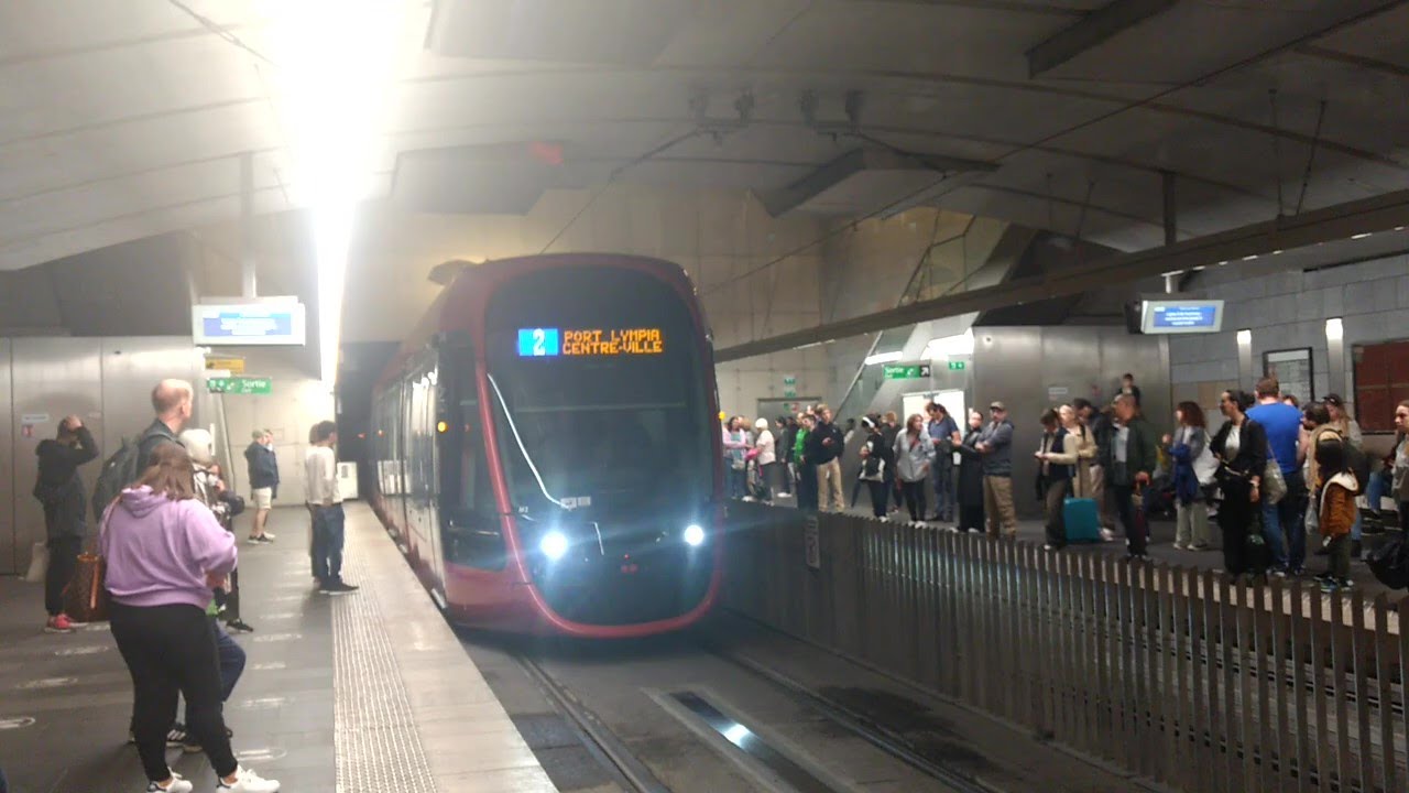 Nice Tramway T2 - Jean Medecin - Recorded in October 2023