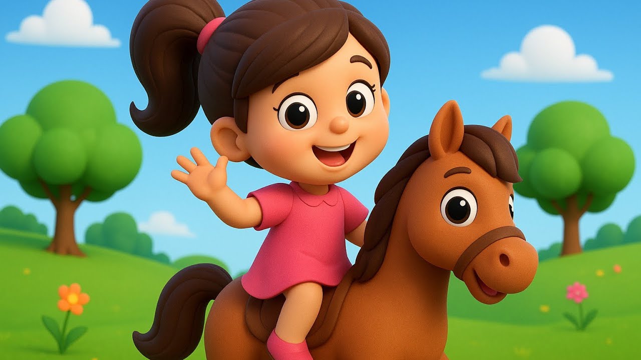 Lakdi Ki Kathi Kathi Pe Ghoda | Most Popular Hindi Cartoon Rhyme with Colorful Animation