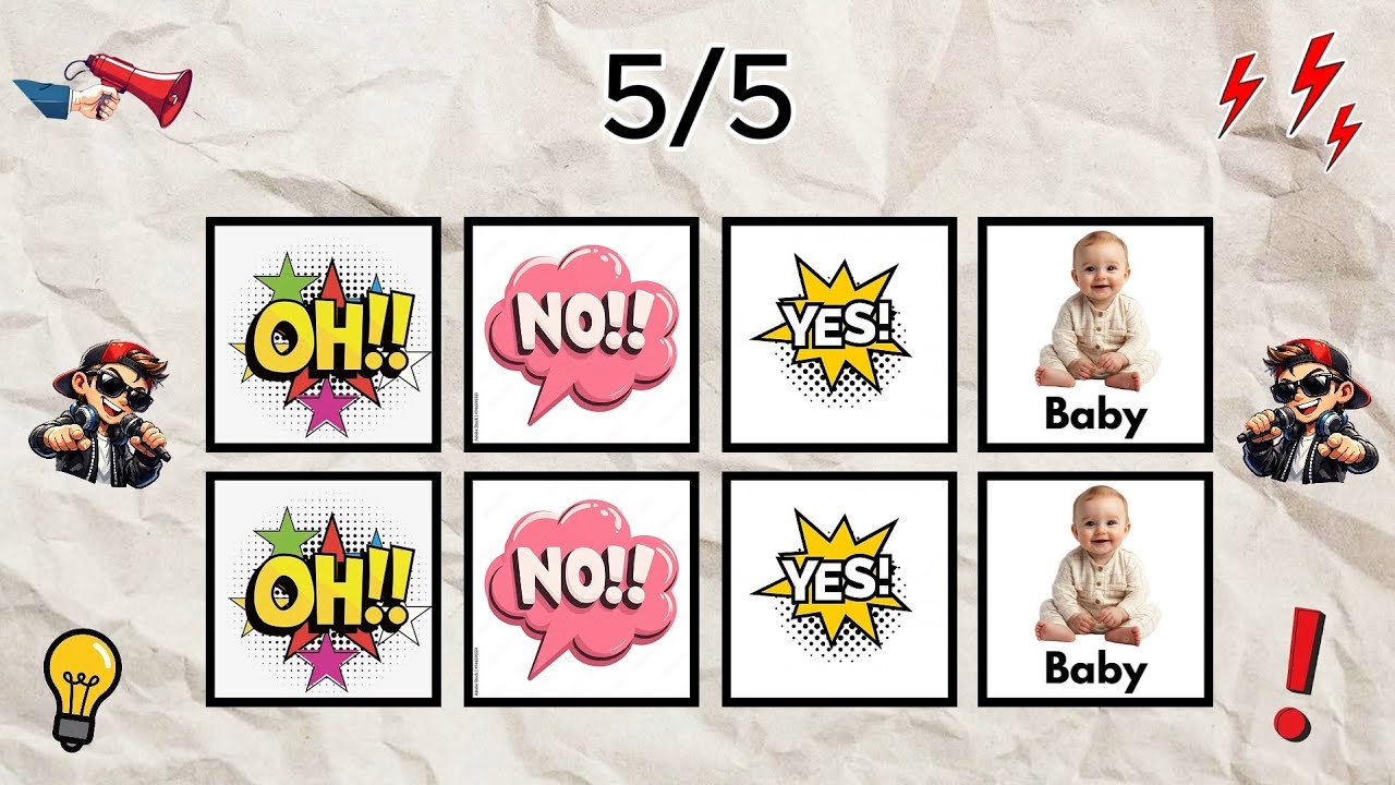 Say The Word On Beat 🎧 Challenge | Level 1-5 Easy to Insane