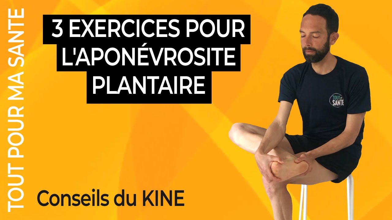 3 exercices pour soulager l'aponévrosite plantaire