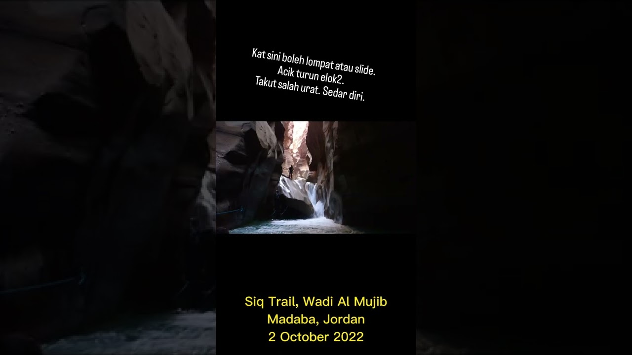 Siq Trail, Wadi Mujib, Jordan - 2 Oct 2022
