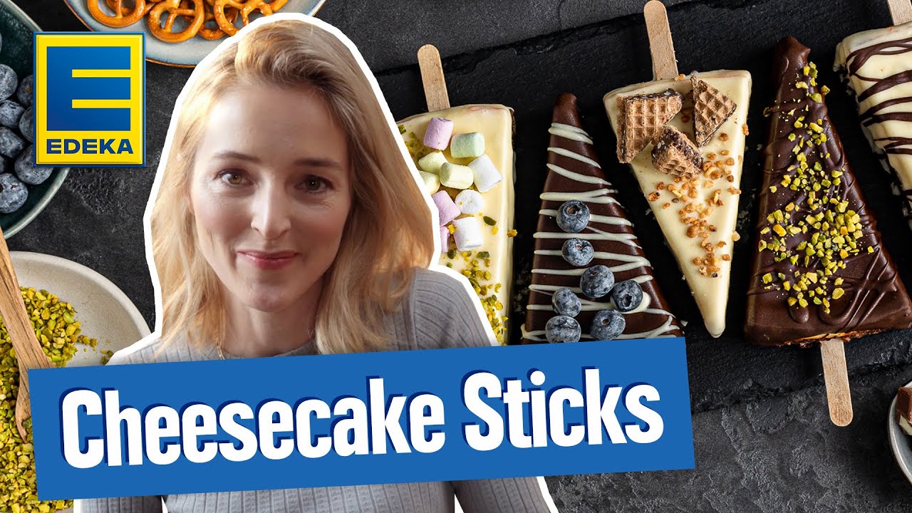 Cheesecake Sticks | Käsekuchen am Stiel Rezept