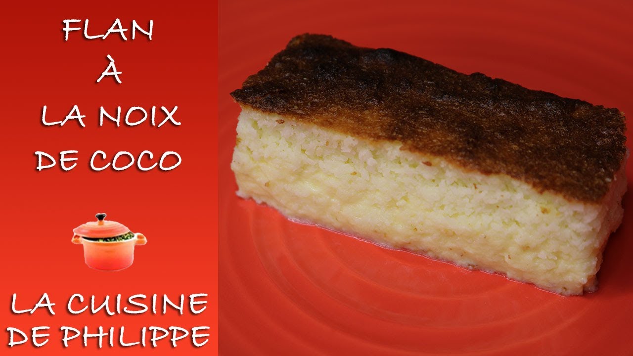 Flan à la noix de coco