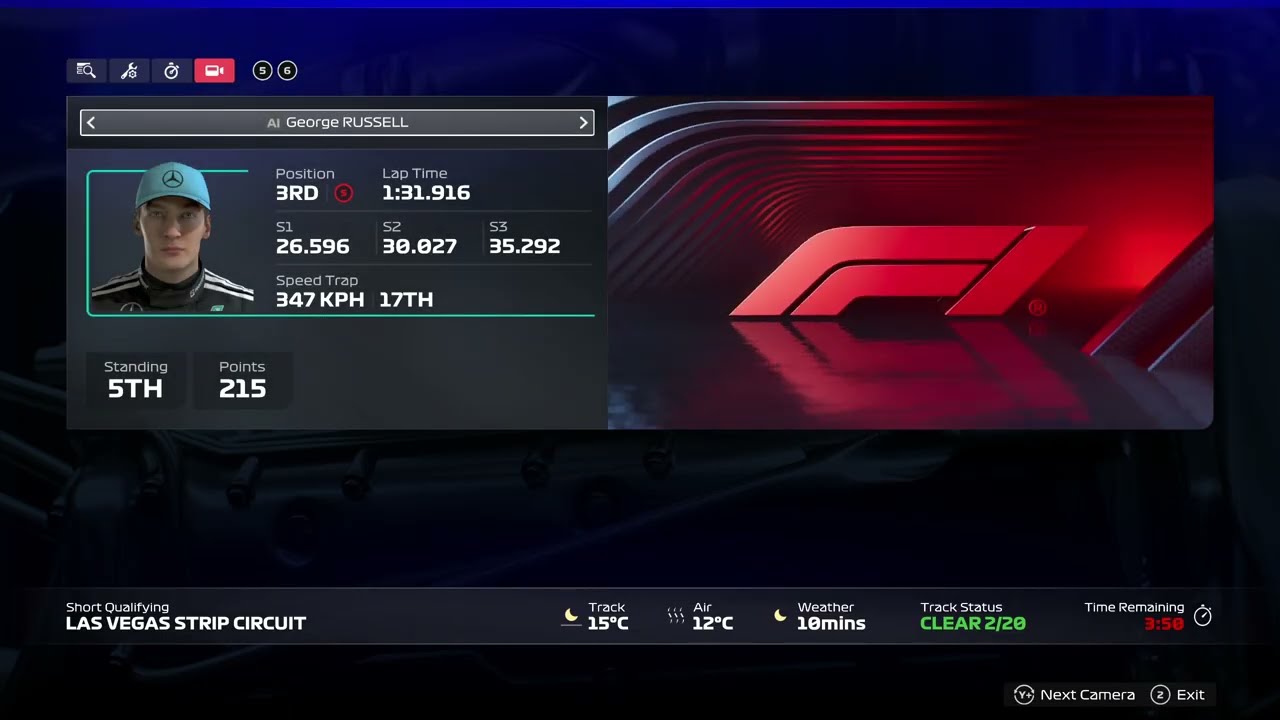 #52 F1 25 POLEEEE! LAS VEGAS QUALIFYING TWO PLAYER CAREER #f1 #f125 #lasvegas #f1game #career #vegas