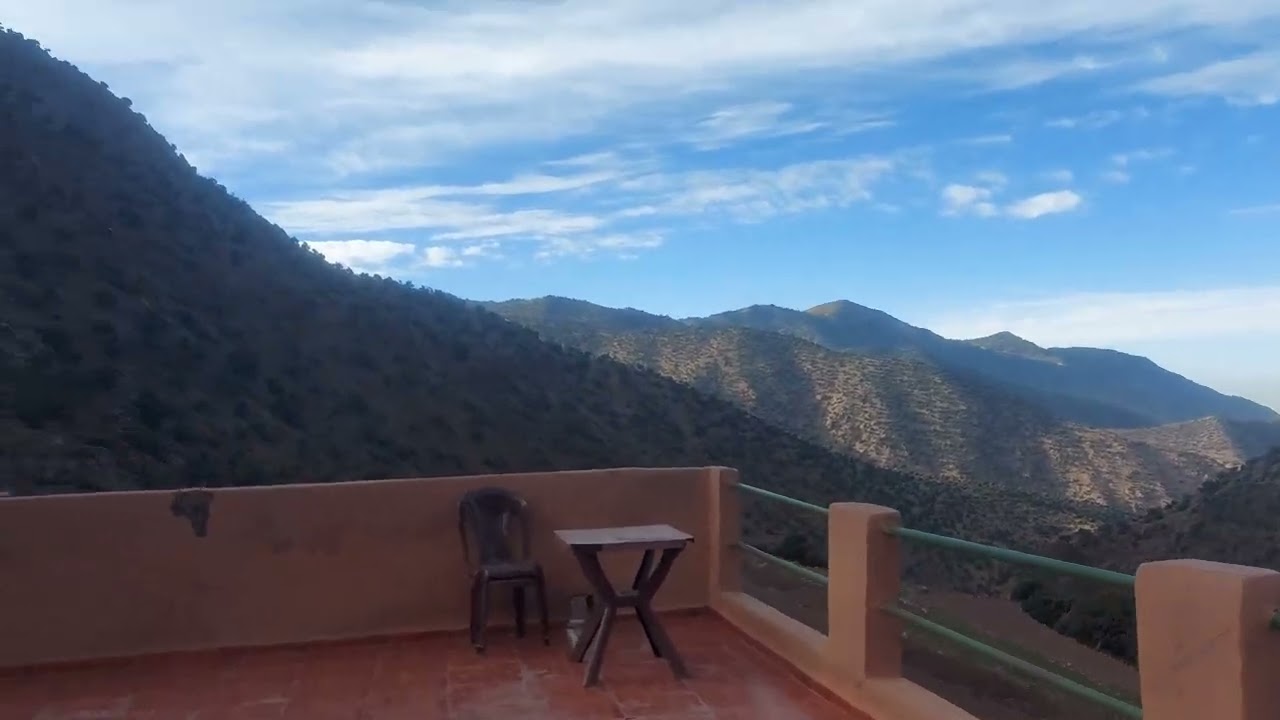 refuge Azib Tamsoult 360° - 2250 M. - high Atlas Mountain 🇲🇦 🏔