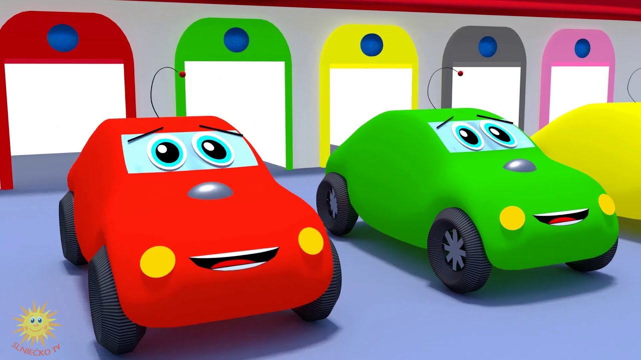 Aut&aacute; a farby pre deti po anglicky