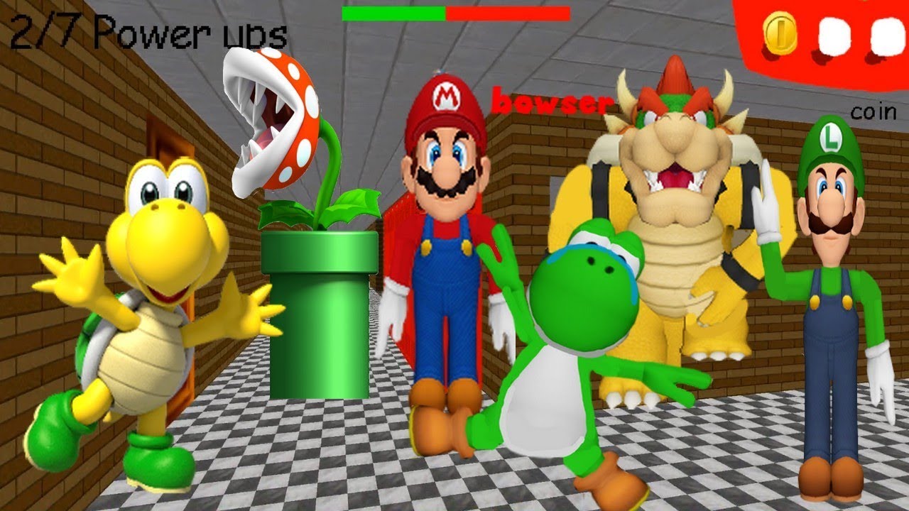 Mario basics mod v2 - Baldi's Basics V1.4.1 Mod