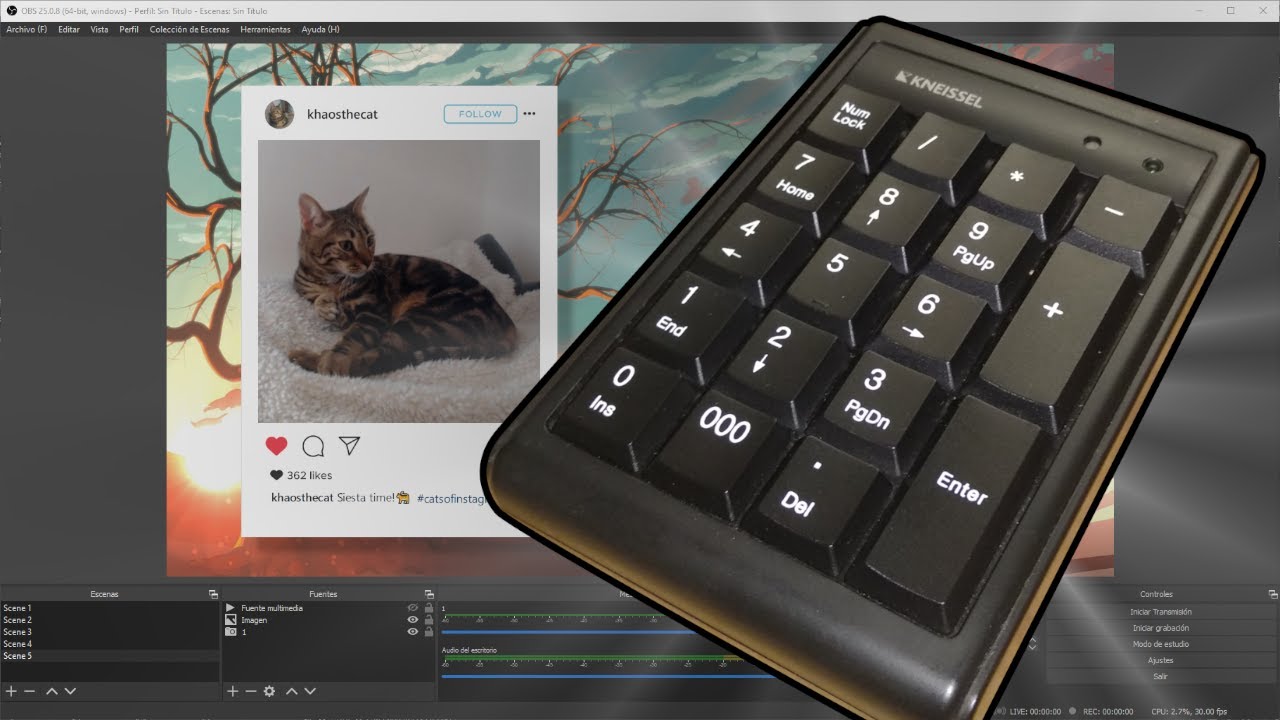 Converting an old keypad into a Stream Deck for less than 5€!
