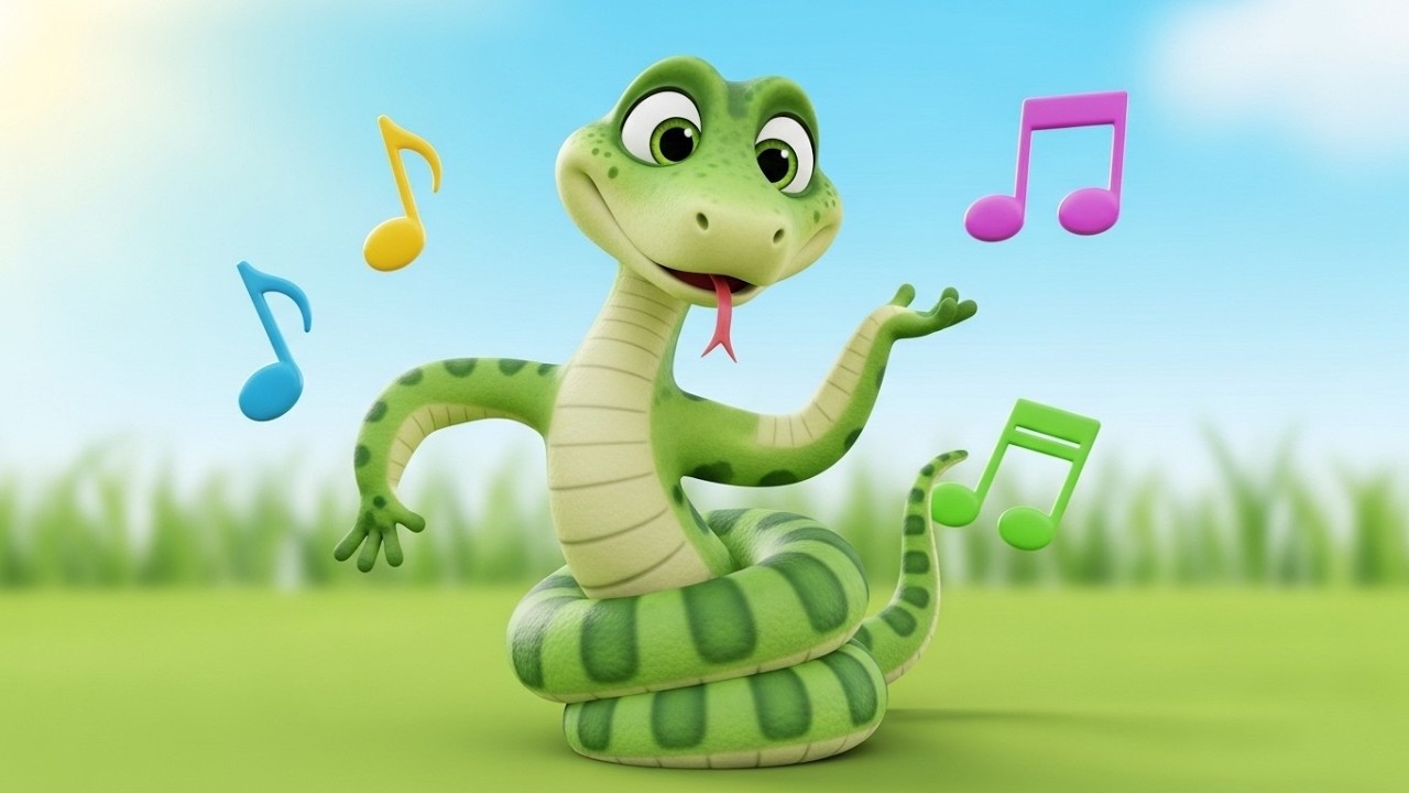 Sammy Snake’s Hissing Song 🐍🎵 | Fun Kids Song | Playful Nursery Rhyme