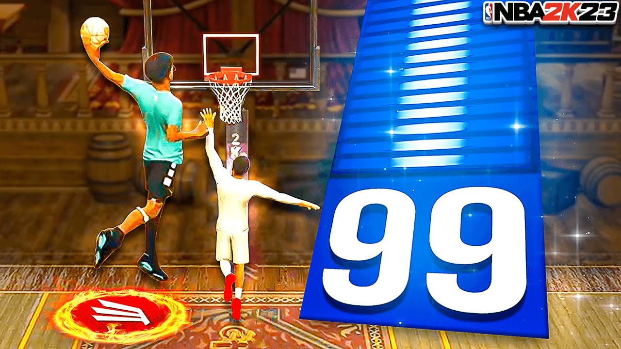 The POWER of a 99 DRIVING DUNK in NBA 2K23..