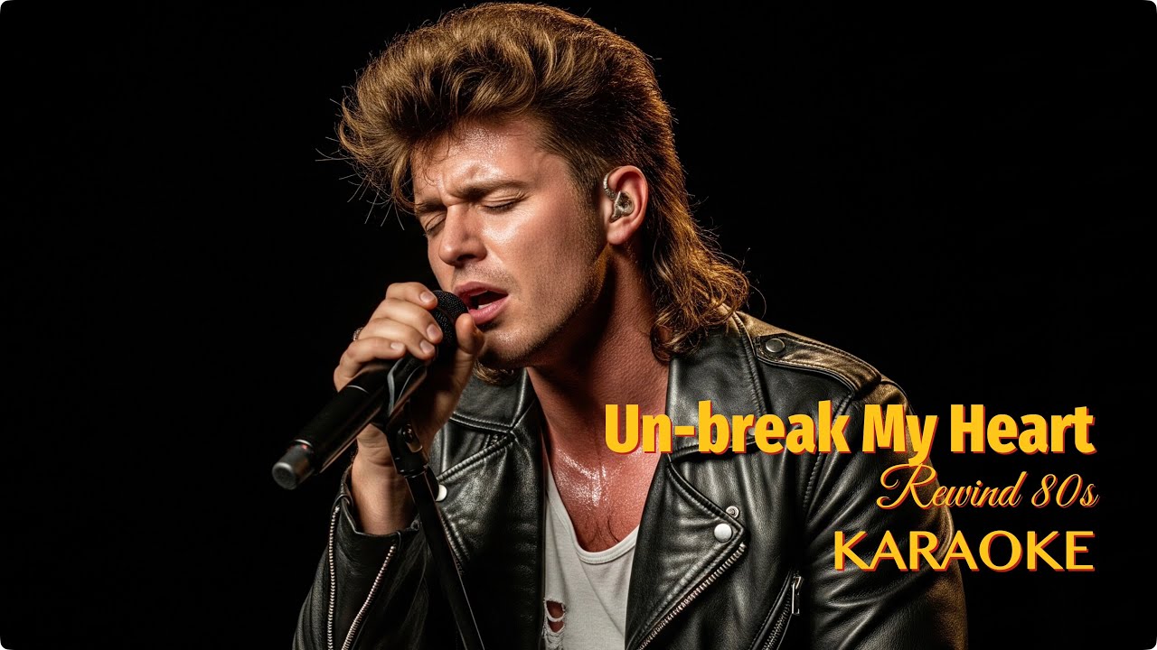 KARAOKE | 🎵 UN-BREAK MY HEART 💔 | 80s Power Ballad | Official Music Video