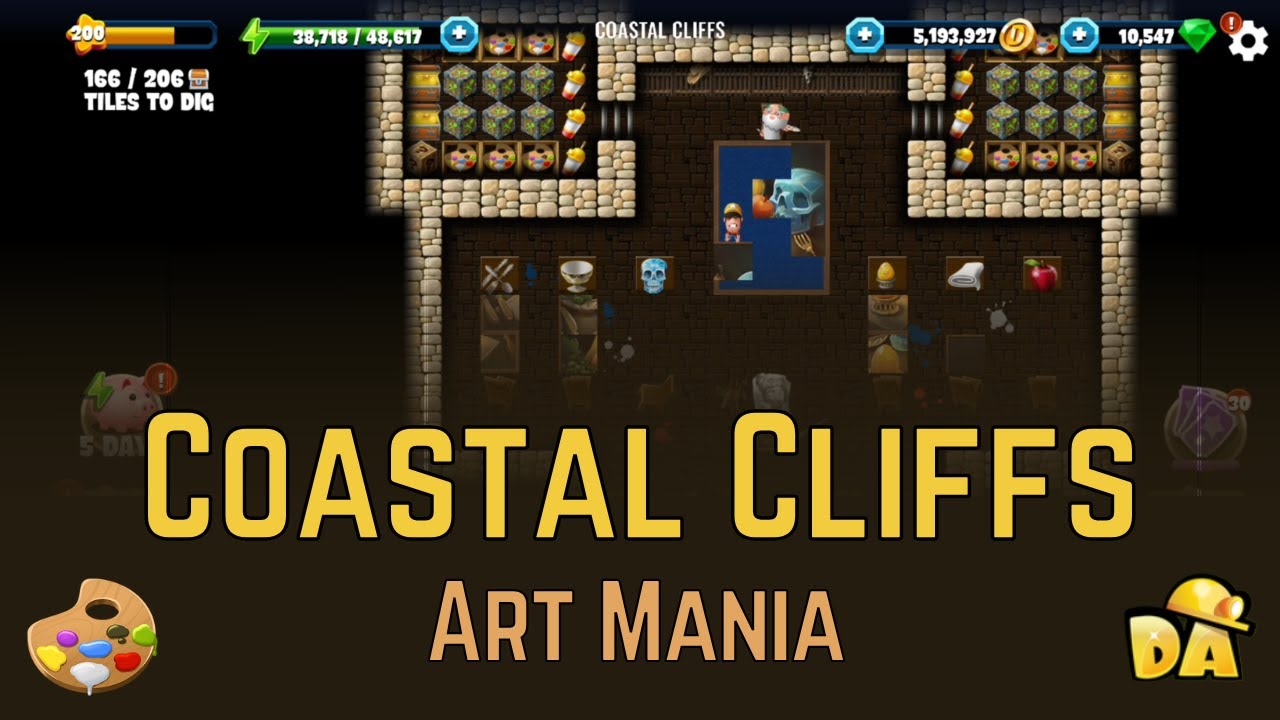 Coastal Cliffs - Art Mania - Diggy's Adventure