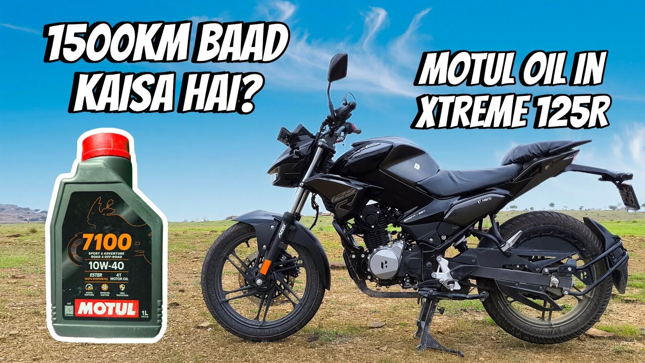 Hero Xtreme 125R | Motul 10W40 Review After 1500KM Ride 🔥 | Mileage, Performance & Sound Test!