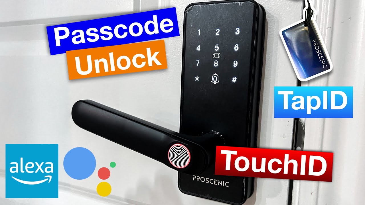 The ALL in ONE Smart Lock with DoorBell, TouchID, Passcode & KeyCard Unlock - Proscenic L40 Review
