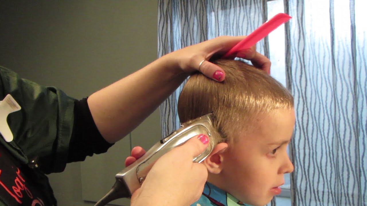 How to Cut Boys Hair With Clippers 10 Minutes - Easy