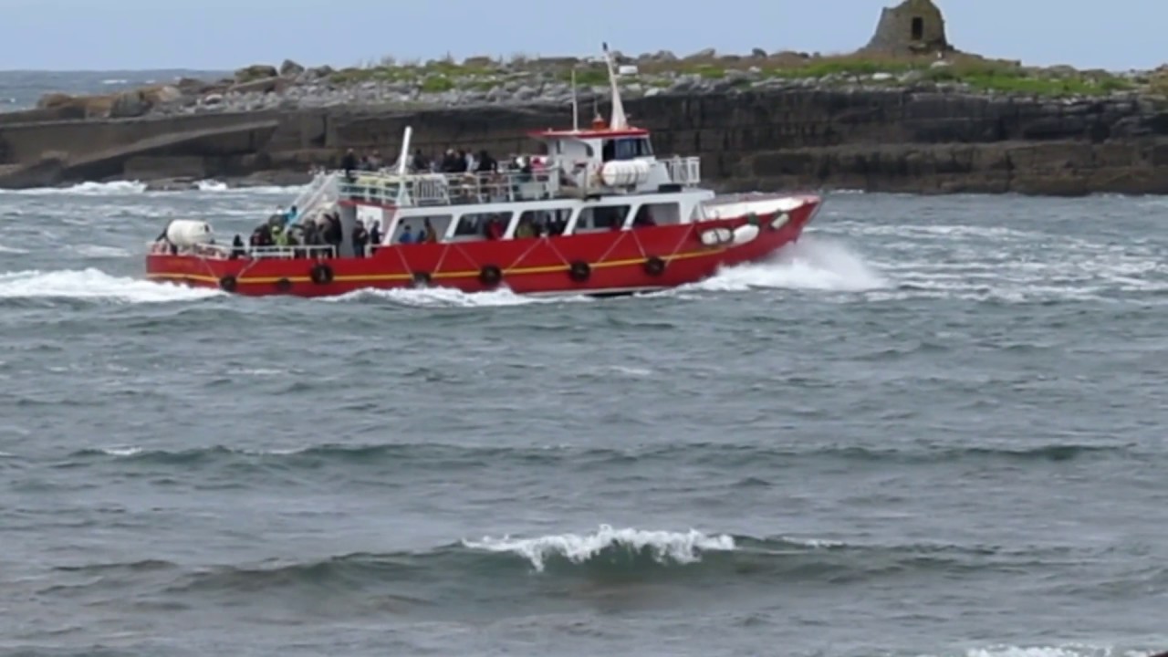 Doolin Pier ,Aran Ferries,rough crossing.
