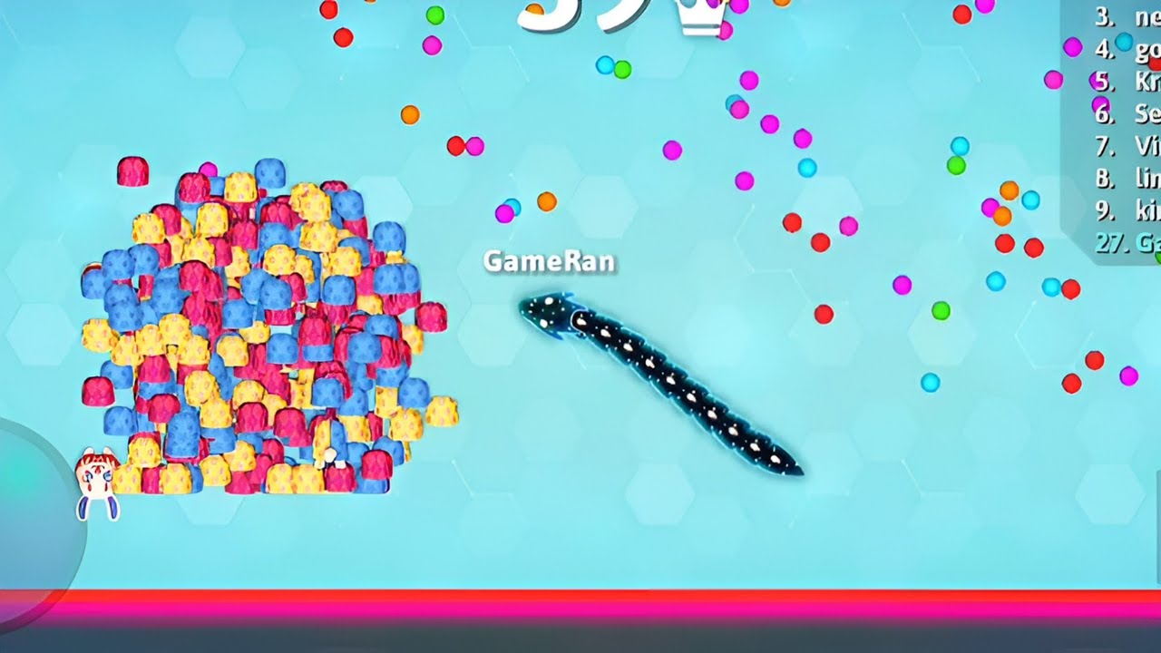 SnakeIo🐍 Я нашел восхитительный результат 😋 Эпичный геймплей Snakeio, игра "Змейка", карта