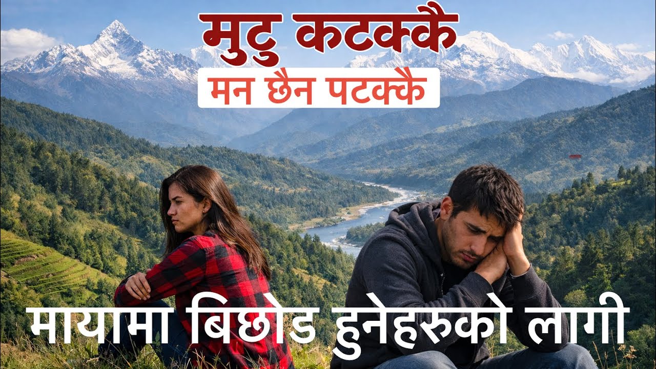 मुटु कटक्कै मन छैन पटक्कै ‼️mutu katakkai man chhaina patakkai Nepali sentimental song🎵🎶 #trending 