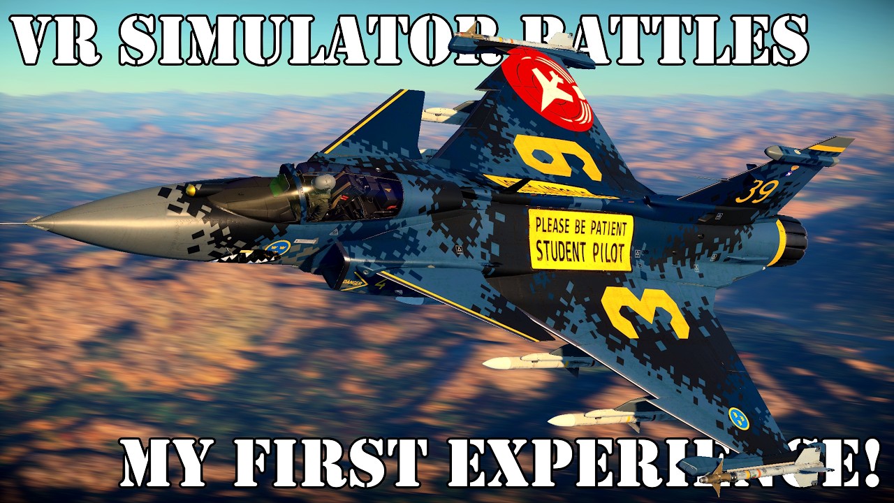 My First VR Sim Experience! | War Thunder