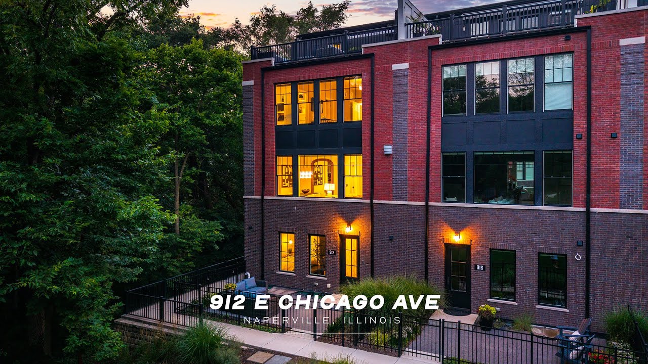 LUXURY TOWNHOME FOR SALE: 912 E Chicago Ave, Naperville, IL